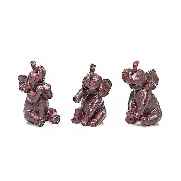 pajoma® Tierfigur Elefanten Trio 3er-Set, Höhe günstig online kaufen