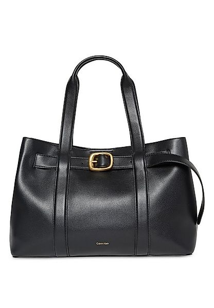 Calvin Klein Henkeltasche BUCKLE MEDIUM TOTE, Schultertasche, Handtasche, T günstig online kaufen