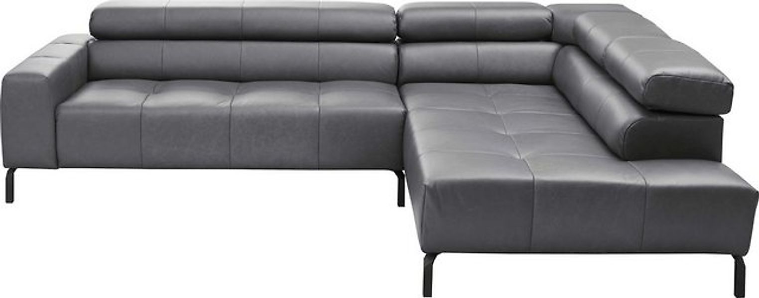 Places of Style Ecksofa Cleveland, L-Form, incl. Kopfteilverstellung, Breit günstig online kaufen