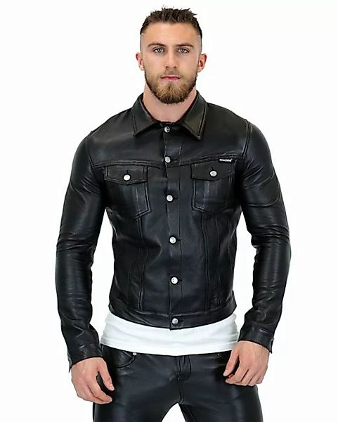Lederjacke Bockle® STRETCH Jeans Jacket Button günstig online kaufen