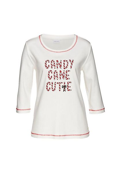 LASCANA Pyjamaoberteil (1-teilig) mit Schriftzug günstig online kaufen