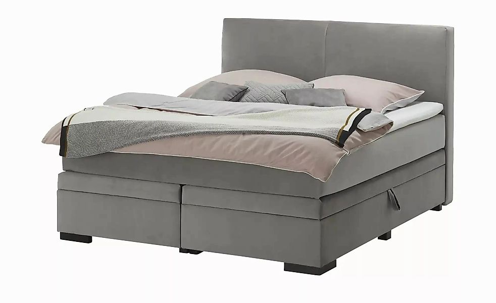 Boxi Boxspringbett mit Bettkasten Boxi Classic ¦ grau ¦ Maße (cm): B: 180 H günstig online kaufen
