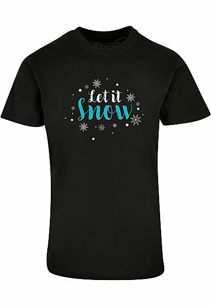 Merchcode T-Shirt "Merchcode Herren Let it snow Basic Round Neck T-Shirt" 1 günstig online kaufen