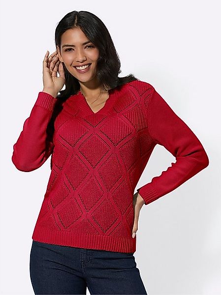 Sieh an! Strickpullover Ajourpullover günstig online kaufen