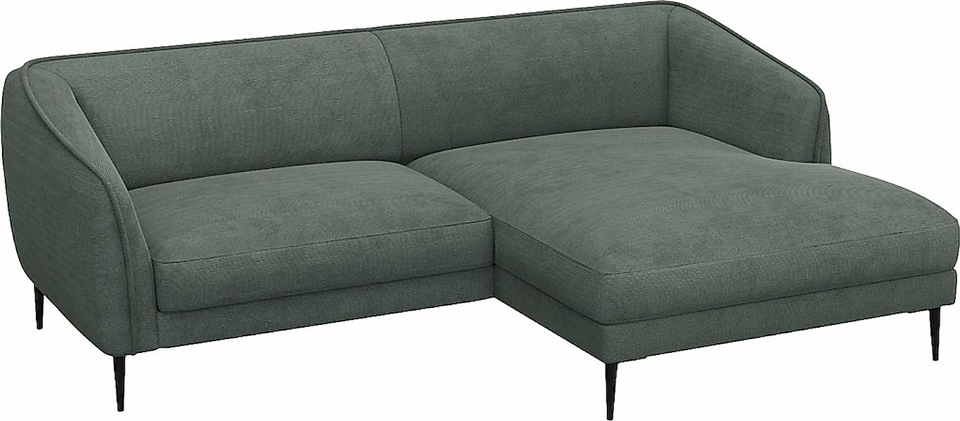 FLEXLUX Ecksofa »Belle Designsofa, bequem durch Kaltschaum im Sitz«, Skandi günstig online kaufen