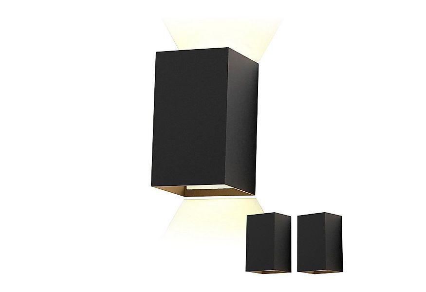 ZMH LED Außen-Wandleuchte Modern Up Down Außen-Wandleuchte Schlafzimmer Flu günstig online kaufen