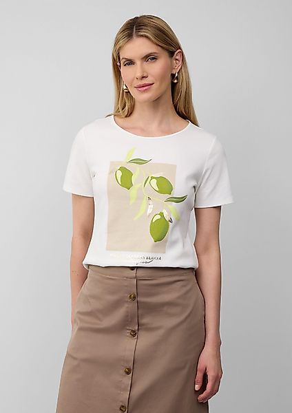 s.Oliver BLACK LABEL Kurzarmshirt Baumwoll-T-Shirt mit günstig online kaufen
