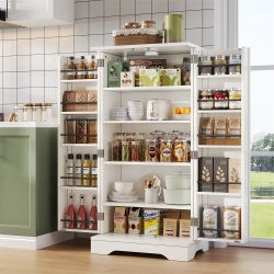 OKWISH Sideboard Modernes Küchenschrank (mit LED-Sensorlicht günstig online kaufen