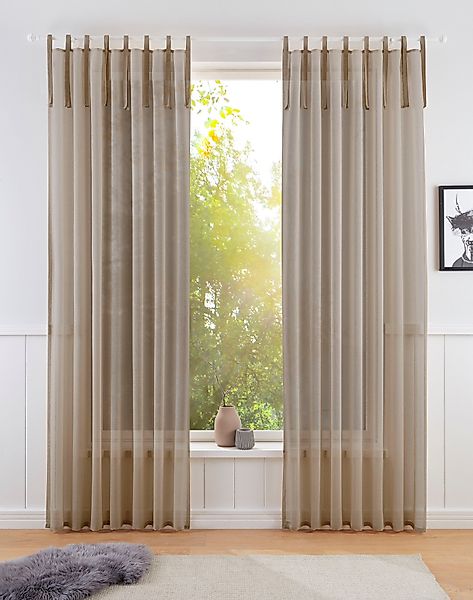 my home Gardine TENDER, Bindebänder (1 günstig online kaufen