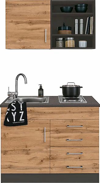 KOCHSTATION Pantryküche "KS-Mali" Breite 100 cm, wahlweise mit E-Geräten günstig online kaufen