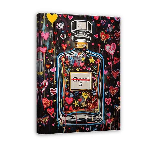 Wallarena Leinwandbild Bilder Parfüm Coco Art günstig online kaufen