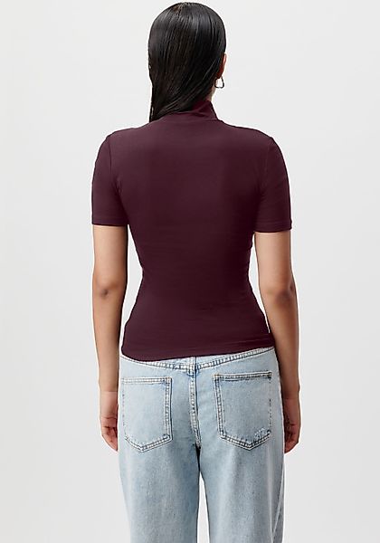 LeGer T-Shirt "Larina, LeGer by Lena Gercke", figurbetont, Stehkragen günstig online kaufen