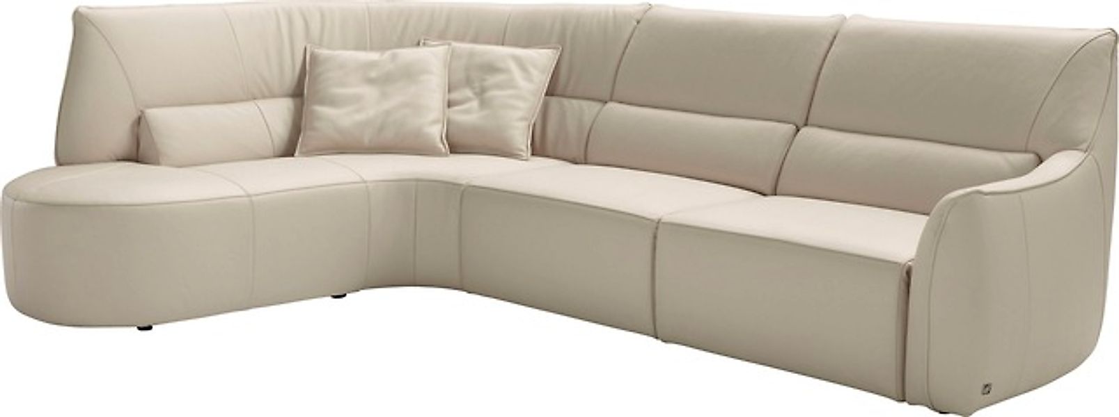 Egoitaliano Ecksofa »Puffy, extravagant & edel, Retro Designsofa, hoher Sit günstig online kaufen