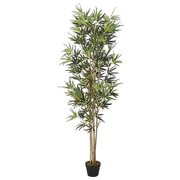 furnicato Bambusbaum Künstlich 1104 Blätter 180 cm Grün günstig online kaufen