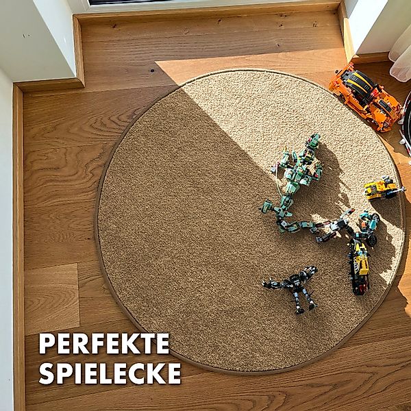 Karat Kinderteppich Crocodile, Individuell einsetzbar, Rund, günstig online kaufen