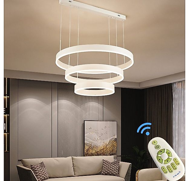 Euroton LED Pendelleuchte LED Pendelleuchte 6053 Fernbedienung warmweiß bis günstig online kaufen