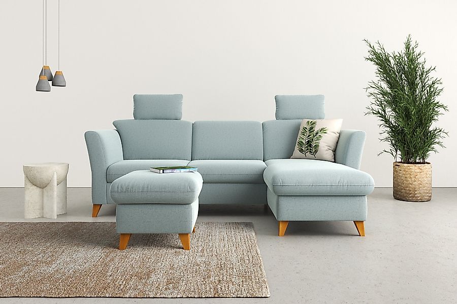 Home affaire Ecksofa Trelleborg L-Form, Federkern-Polsterung, günstig online kaufen