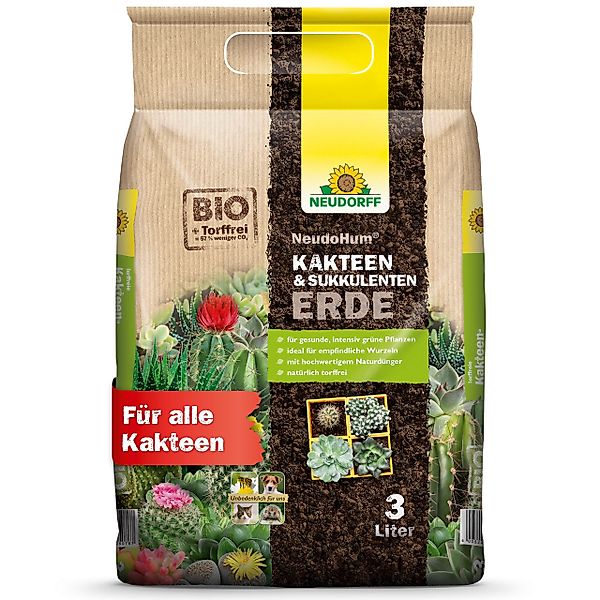 Neudorff Bio-Erde NeudoHum Kakteen- & SukkulentenErde günstig online kaufen