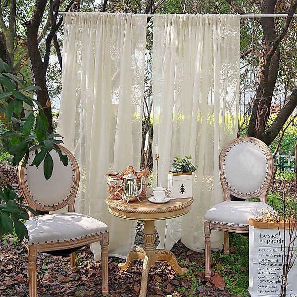 Jibenhome Gardine nach Maß 1/2-er Set günstig online kaufen