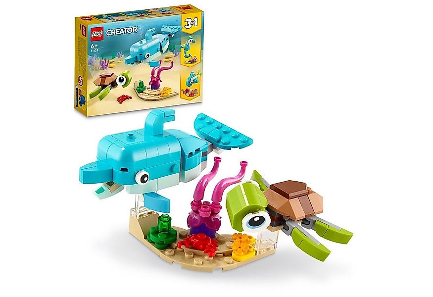 LEGO® LEGO® 31128 Creator - Delfin und Schildkröte Konstruktions-Spielset günstig online kaufen