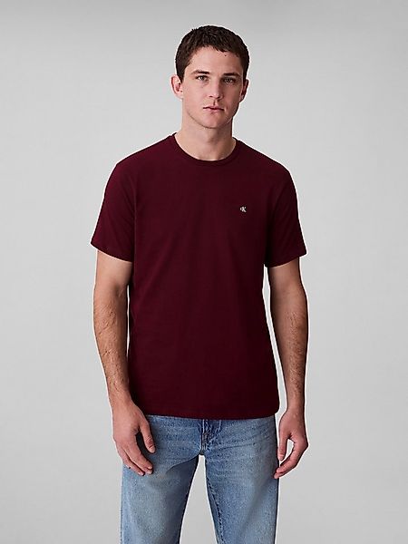 Calvin Klein Jeans T-Shirt SS SMOOTH CTTN SOLID CREWNK TEE mit Logo günstig online kaufen