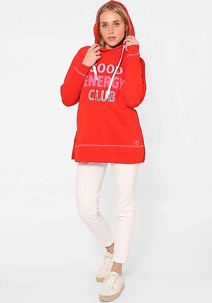 Zwillingsherz Hoodie ""Good Energy Club"", Oversized mit Kapuze und Front u günstig online kaufen
