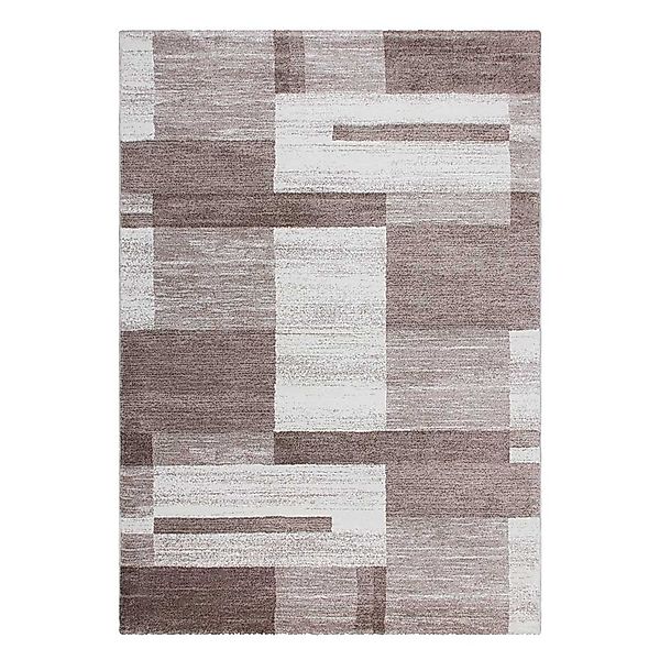 Kurzflorteppich in Beige 2 cm hoch günstig online kaufen