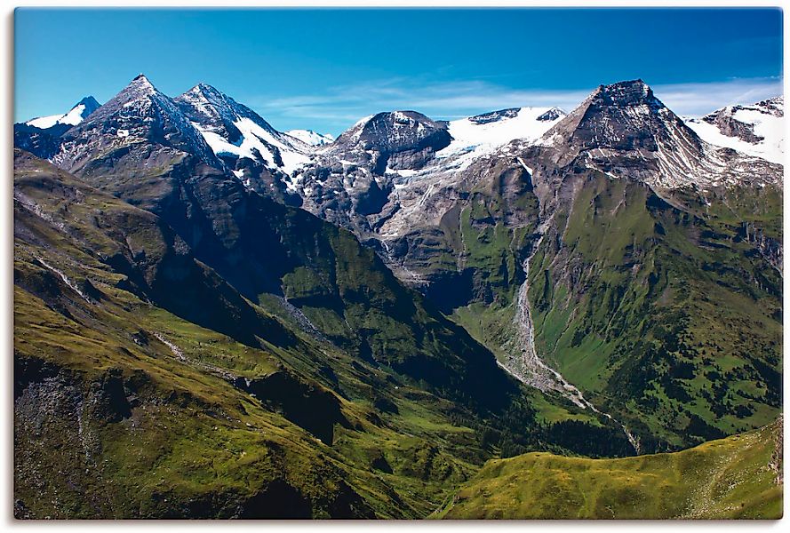 Artland "Berge rund um den Großglockner" Berge 1 Stk. tlg. als Leinwandbild günstig online kaufen