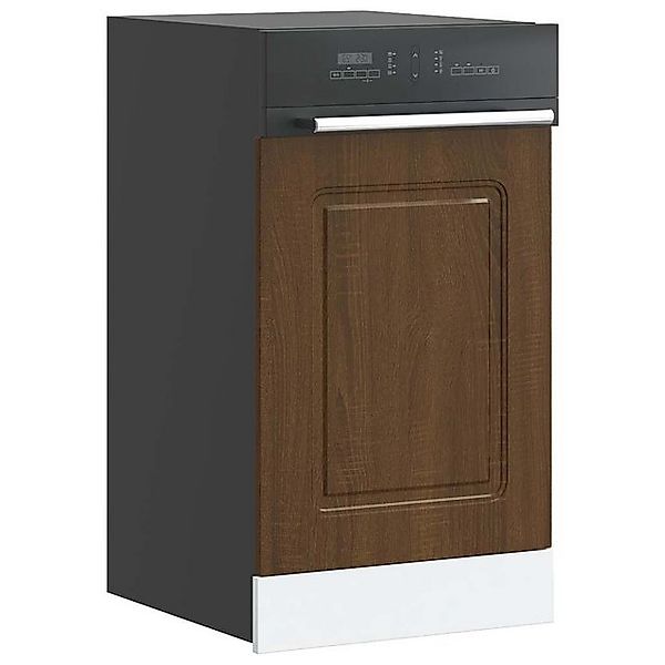 vidaXL Unterschrank Geschirrspülerblende Kalmar Braun Eichen-Optik 45x1,5x6 günstig online kaufen