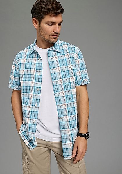 Man's World Karohemd Kurzarm, für Frühling und Sommer, aus Baumwolle, beque günstig online kaufen