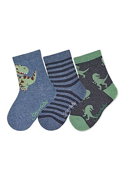 Sterntaler® Feinsöckchen Sterntaler® Socken 3er-Pack Dino günstig online kaufen