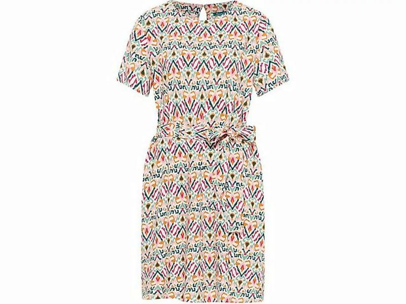 Tranquillo Jerseykleid tranquillo Bio-Damen-Midi-Kleid mit Bindegürtel günstig online kaufen