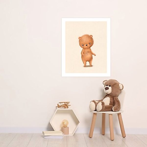 Lüttenhütt Bild mit Rahmen »oder Poster, Bär«, Bär-Fantasy-Tiere, (1 St.), günstig online kaufen