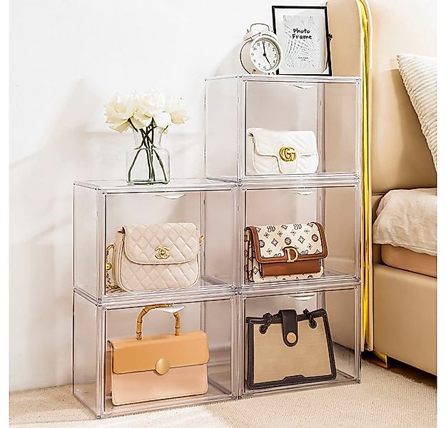 Creliv Vitrine Handtaschen Aufbewahrung – transparente Vitrine für Designer günstig online kaufen
