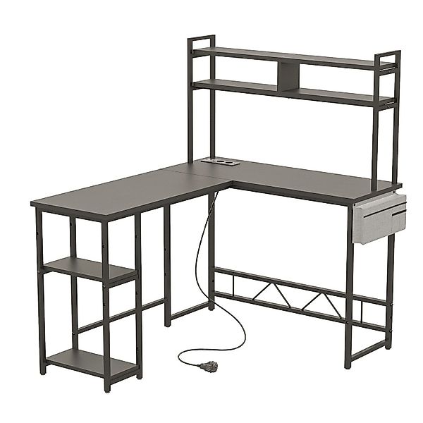 HOMALL Gamingtisch Schreibtisch mit LED und günstig online kaufen