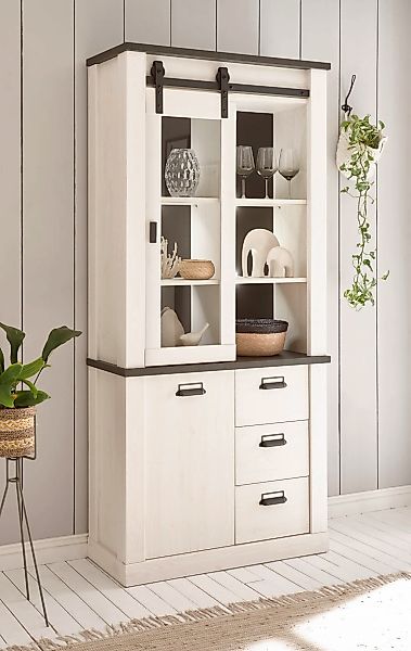 Home affaire Vitrine "SHERWOOD" Breite ca. 93 cm günstig online kaufen