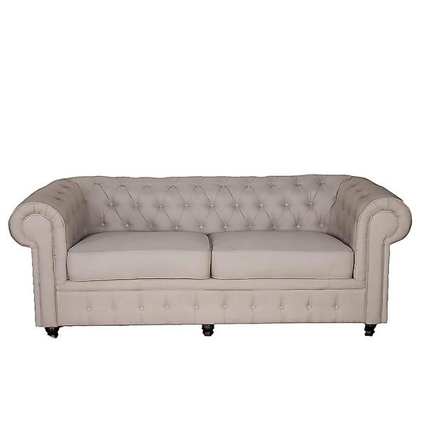 Xlmoebel 3-Sitzer Beige Stoffsofa Polster Dreisitzer Sofa Wohnzimmer, 1 Tei günstig online kaufen