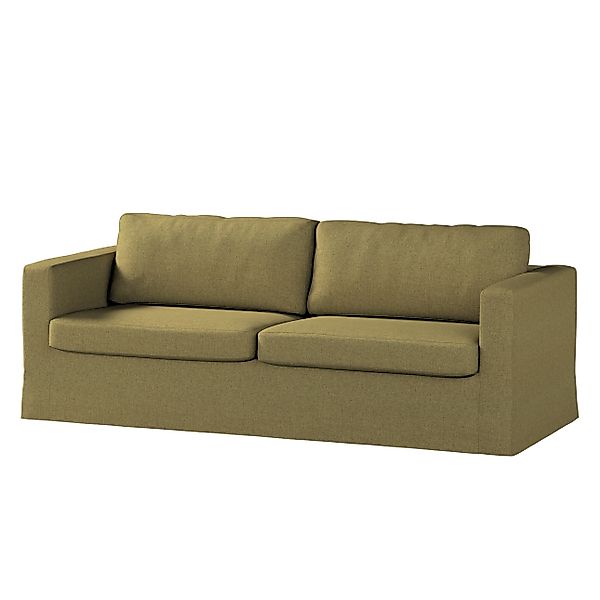 Bezug für Karlstad 3-Sitzer Sofa nicht ausklappbar, lang, olivgrün, Bezug f günstig online kaufen