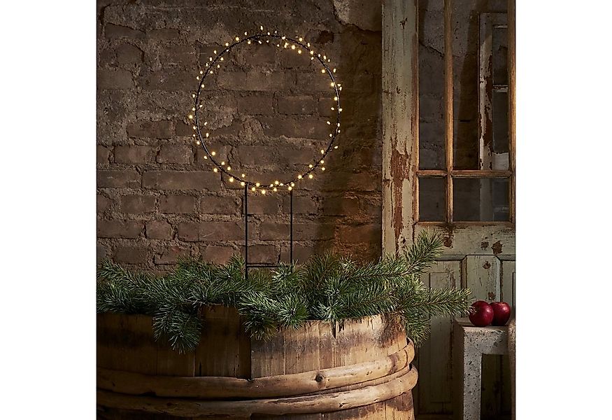 STAR TRADING LED Dekoobjekt LED Lichtkreis Dekoleuchte Außen Weihnachtsdeko günstig online kaufen