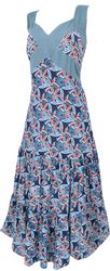 Guru-Shop Midikleid Boho Sommerkleid, Maxikleid, langes günstig online kaufen
