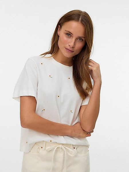 Vero Moda T-Shirt VMSOLA METTE SS TOP BOX JRS Baumwolle günstig online kaufen