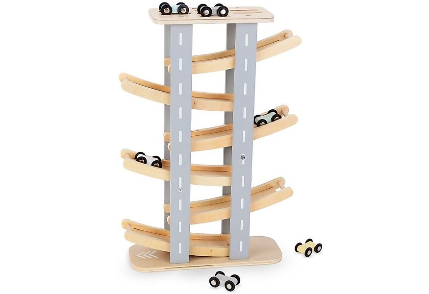 Mamabrum Spielzeug-Auto Kinder Holz-Kaskadenbahn – Perfektes Lernspielzeug günstig online kaufen