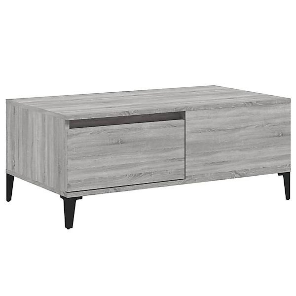 vidaXL Couchtisch Grau Sonoma 90x50x36,5 cm Holzwerkstoff Modell 12 günstig online kaufen