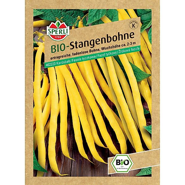 Sperli Bio Stangenbohne Gelb günstig online kaufen