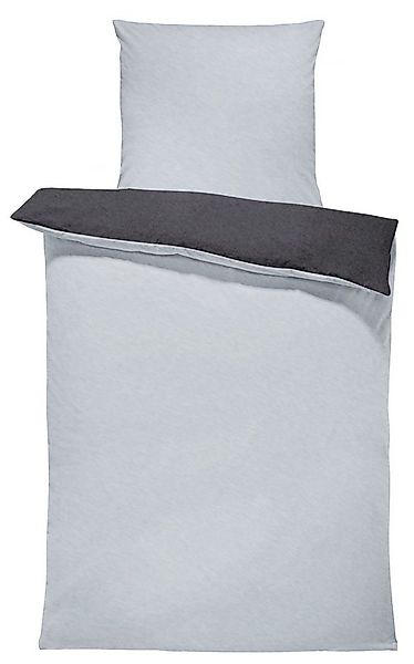 One Home Bettwäsche Doubleface Unifarben, Fleece, 2 teilig, Wende modern, k günstig online kaufen