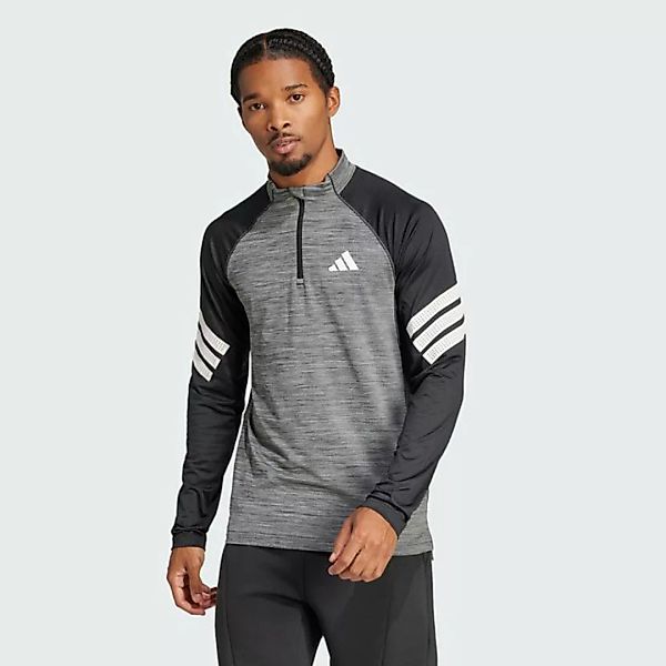 adidas Performance Crop-Top ICON 3-STREIFEN 1/4-ZIP LONGSLEEVE günstig online kaufen