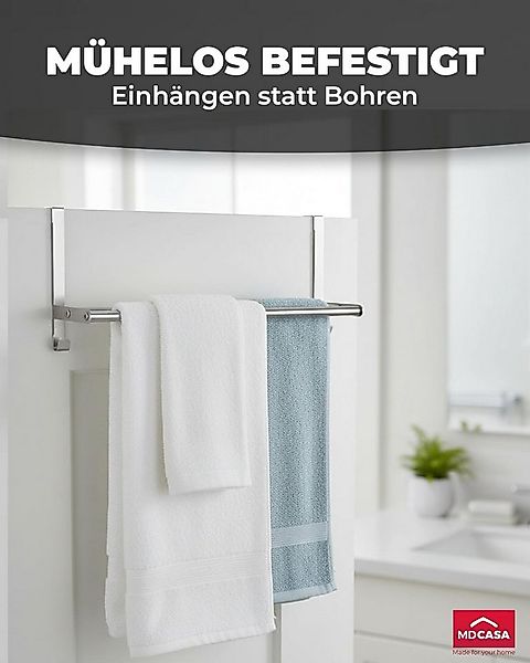 MDCASA Handtuchstange I Stabiler Handtuchhalter ohne Bohren für alle gängig günstig online kaufen