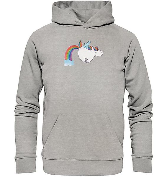 Mr. & Mrs. Panda Hoodie Einhorn Fliegendes Pferd Größe S - Heather Grey - G günstig online kaufen