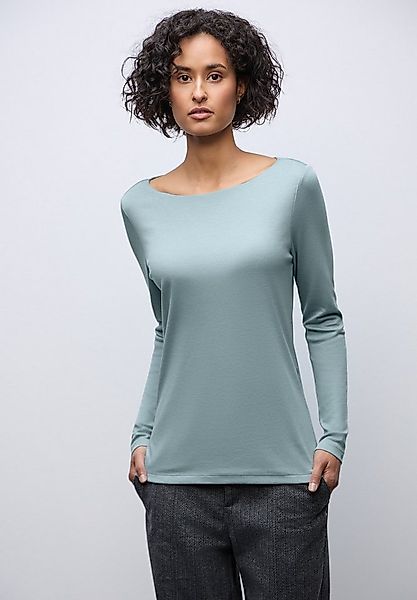 STREET ONE Langarmshirt im soften Baumwoll-Mix günstig online kaufen