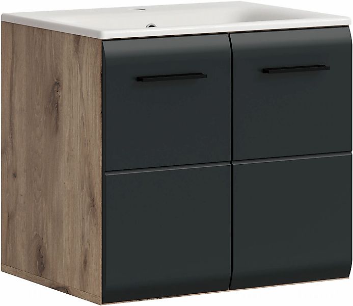 INOSIGN Waschbeckenunterschrank, (2 St.), Florenz, Waschtisch inkl. Waschbe günstig online kaufen